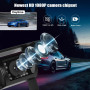 CAMECHO Caméra de Recul sans Fil IP68 Imperméable à la Vision de Nuit Caméra Grand Angle avec 7 Pouces HD Moniteur pour Tous Les