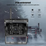 CAMECHO Caméra de Recul sans Fil IP68 Imperméable à la Vision de Nuit Caméra Grand Angle avec 7 Pouces HD Moniteur pour Tous Les