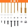 JAVERGGN Kit d'Outils 9 en 1 pour Voiture RC - Tournevis Hexagonal pour les Outils de Loisirs