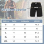 DDOBB Lot de 3 shorts de sport courts pour homme, avec poches, pantalon de course pour homme, avec cordon de serrage, pantalon d