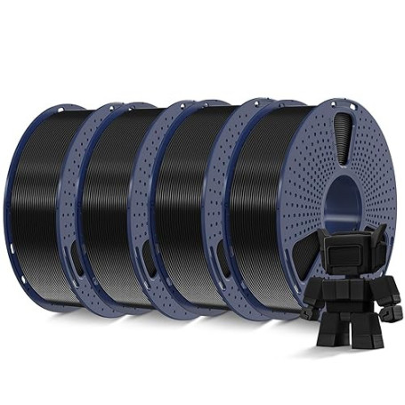 SUNLU 4KG Filament PLA Haute Vitesse 1.75 mm pour Imprimante 3D Rapide, Conçu pour l'Impression à Grande Vitesse, HS-PLA, Paquet