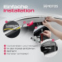 MOTOS Deflecteur vitre voiture pour MAZDA BT–50 2006-2011 Déflecteurs d'air élégants avec installation facile, Réduction du brui