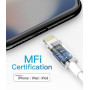 [Certifié Apple MFi] Adaptateur Apple Lightning vers Prise Casque 3,5 mm pour iPhone, Lot de 2 adaptateurs Casque iPhone 3,5 mm