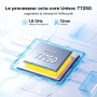 POPUX Tab G6 Android 16 Tablette 11 Pouces, 30Go+256Go(TF/2To), 4G LTE Tablette avec Carte Sim Batterie 8000mAh, Octa Core Uniso