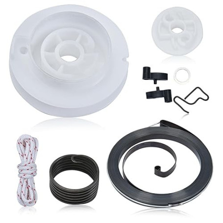 Adefol Ensemble de Poulies à Câble pour STIHL BG56C BG86C SH86C SH56C Souffleur à Feuilles, Poulie de Câble avce Câble de Démarr