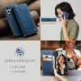 KZB Coque pour Samsung Galaxy S25 FE 5G Etui Premium Housse en Cuir Pochette Protection Portefeuille Rabat Clapet Case Porte Car