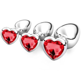 3 Pièces plug anale, Plug anale debutant Grand Moyenne Petite taille Plug,et Facilement Nettoyable,Jouets Sexuels Anaux De Luxe
