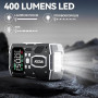 ACEZUK Booster Batterie Voiture 8000A, 150PSI Gonfleur Pneus Voiture, Démarreur avec Compresseur à Air, 12V Jump Starter pour Vé
