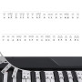 Guide Des Notes De Piano Pour l'apprentissage Des Débutants, Guide de Partitions de Piano pour Débutants Étiquettes Amovibles po