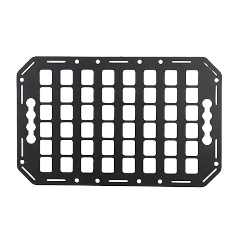Luocute Panneau de Lit de Camion Molle, 432x273x2mm Lit Latéral en Aluminium L Panneau de Piste Molle pour Pick-up SUV Berline V