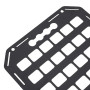 Luocute Panneau de Lit de Camion Molle, 432x273x2mm Lit Latéral en Aluminium L Panneau de Piste Molle pour Pick-up SUV Berline V