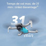 DJI Mini 4K, Drone Caméra 4K UHD, Moins de 249 g, Stabilisation de la Nacelle à 3 Axes, Transmission Vidéo sur 10 km, Retour Aut