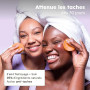 Séfia - Cotons anti-imperfections visage & corps - 30 cotons - Curcuma + Vitamine C + Niacinamide - Aide à atténuer l'apparence