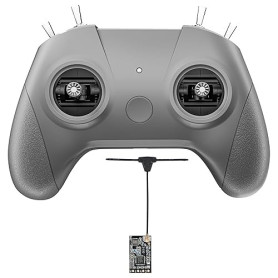 Émetteur Radio C8 ELRS V3 avec Nano Récepteur CR8 pour Drones FPV/Tiny Whoop/Volture, Manette Simulateur FPV pour Débutant, Mode