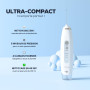 NEOPULSE® My First Jet Dentaire Ultra-Compact - Hydropulseur 2 en 1-4 Canules, 6 Pressions Réglables, 165ml Réservoir Amovible -