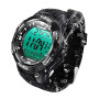 BANGLIN 10 ATM Lumineux Imperméable Plongée sous-Marine Eau Montre avec Chronomètre et Fonctions d'alarme, Soutien Double Fuseau