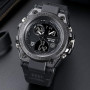 findtime Montre Militaire Tactique de Sport pour Homme Chronomètre à Grand Cadran, Alarme, Double Affichage de l'heure, rétroécl