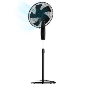 Cecotec - Ventilateur sur Pied EnergySilence 515 MaxFlow Black - 45 W, Diamètre 30 cm, 5 Pales, 3 vitesses, Minuterie jusqu’à 1