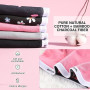 Rovtop Lot de 5 Culotte Menstruelle en Coton pour Fille Culotte Incontinence pour Enfants Adolescente Culotte Périodiques Lavabl
