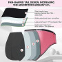 Rovtop Lot de 5 Culotte Menstruelle en Coton pour Fille Culotte Incontinence pour Enfants Adolescente Culotte Périodiques Lavabl