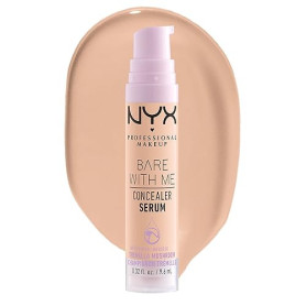 NYX Professional Makeup Anti-Cernes Sérum Correcteur Bare With Me, Fini Naturel, Couvrance Moyenne, Teinte : Vanilla (03)