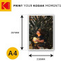 KODAK Picture Paper - Papier Photo Brillant, Pack de 50 Feuilles, Format A4 (21x29,7cm), 180g/m², Idéal pour Impressions Jet d'E