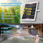Aigostar- Ampoule solaire exterieur à suspendre 70W, câble de 11M, étanche IP65. Lampe solaire avec télécommande et cordon de tr
