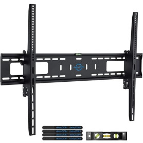 deleyCON Support Mural Universel TV 60"-100" Pouces (152-254cm) Inclinable 75Kg & VESA 900x600 Plasma LCD LED OLED Curved Télévi
