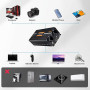 Yinleader Convertisseur 12V 220V 2000W /4000W Convertisseur de Puissance Ecran LCD 2 Prises AC pour Panneau Solaire Voiture VR