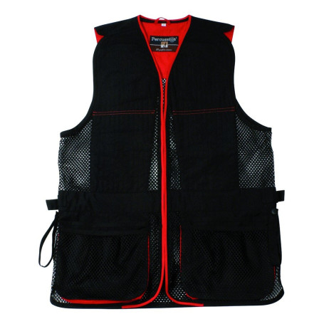 Percussion - Gilet Ball-Trap Noir et Bleu S