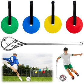 Persiiious Lot de 5 cibles de but de football pour but de football, filet de cible, avec entraîneur de football, hockey, basebal