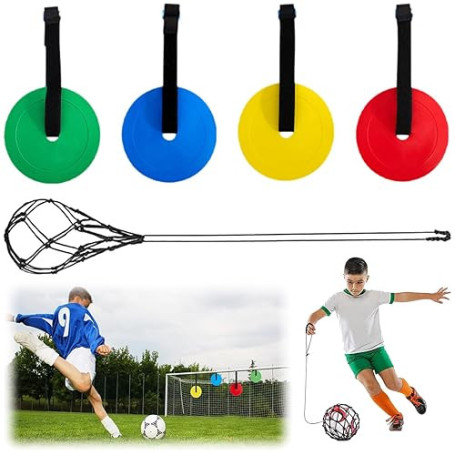 Persiiious Lot de 5 cibles de but de football pour but de football, filet de cible, avec entraîneur de football, hockey, basebal