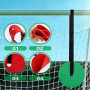 Persiiious Lot de 5 cibles de but de football pour but de football, filet de cible, avec entraîneur de football, hockey, basebal