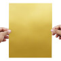 Belle Vous Papier Cartonné Doré A4 (Lot de 60) - 29,7 x 21 cm - Papier Metalisé/Carton Dore de 250 g/m² pour Invitations de Mari