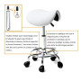 Alightup Tabouret de Bureau Tabouret à roulettes Professionnel Rotation à 360° Chaise a Roulette Salon de Massage Cuisine Bureau