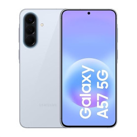 Samsung Galaxy A57 5G (Awesome Icyblue, 8 Go de RAM, 256 Go de stockage), IA agentique, triple caméra avec vidéo de nightographi