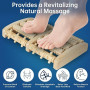 ACWOO Rouleau de Massage Pieds Bois, Masseur Pieds en Bois, Pied Rouleau pour Relaxation de Acupression Soulager Fasciite Planta