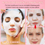 Bio Collagen Mask 5 Pièces | Masque Visage Anti-Âge, Hydratation Profonde & Réduction des Rides | Amélioration de l'Élasticité d
