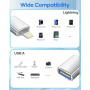 layajia Adaptateur Lightning vers USB, Câble Lightning Mâle vers USB Femelle pour iPhone 14 13 12 11 Pro Max, Adaptateur OTG iPh