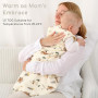 Yukkidds Gigoteuse Bébé Hiver 1.5 TOG en Coton Doux, Turbulette Chaude avec Fermeture Éclair, Lot de 2, pour Nouveau-né Garçons