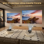 Videoprojecteur 4K【2026 GTV/1er Mini Ultra Courte】 Retroprojecteur Apps Officiell, AutoFocus/Keystone 1080P,1600 Hte luminosité 