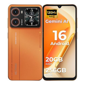 HOTWAV X100GT Telephone Portable Android 16, 20 Go+ 256 Go/TF 1To, 6,9''+ 120Hz, Smartphone 5160 mAh, 48 MP + 16 MP, Gemini AI/O