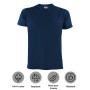 ALPIDEX T-Shirts Hommes Noir Unis à Col Rond Lot de 5, Taille S M L XL XXL 3XL 4XL 5XL