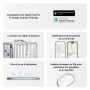 Xiaomi Smart Tag, Compatible Apple Find My et Google Android Find Hub, traqueur Bluetooth pour clés, Bagages, Sac, Portefeuille 
