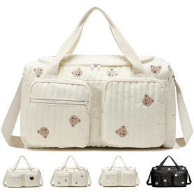 YOUYIKE Sac Langer Maternité Grande, Sac pour l'hôpital, Change Bebe Mommy Bag Matelassé, pour Accouchement à l’Hôpital, Voyage,