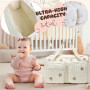 YOUYIKE Sac Langer Maternité Grande, Sac pour l'hôpital, Change Bebe Mommy Bag Matelassé, pour Accouchement à l’Hôpital, Voyage,