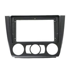 KULACA Cadre de Radio Montage Autoradio pour BM-W 1-Series E88 E82 E81 E87 2004-2011, 9 inch Façade 2 DIN, DVD CD Autoradio Cadr