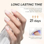 TOMICCA Vernis Semi Permanent, Blanc Laiteux Vernis Gel UV Semi Permanent, Soak Off Vernis Gel UV LED Gel Cadeau Pour Salon de M