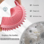 FREATECH Paquet de 2 Brosse pour Corps avec Peigne en Silicone à 2 Faces pour Bain & Douche, Nettoyage Efficace et Massage Fin, 