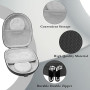 Linkidea Étui de transport rigide pour casque Sony WH-CH520/WH-CH510/MDR-ZX310/Skullcandy Riff 2, avec câble de rangement pour c